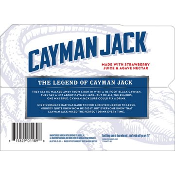 Cayman Jack Strawberry Margarita 6 pk Bottles, 11.2 oz