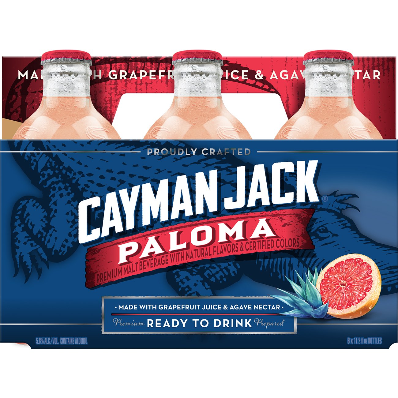 Cayman Jack Paloma 6 pk Bottles Shop Malt Beverages & Coolers at HEB