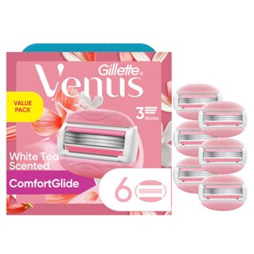Venus ComfortGlide White Tea Women's Razor Blade Refills