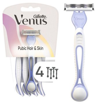 Venus for Pubic Hair & Skin Women's Disposable Razors