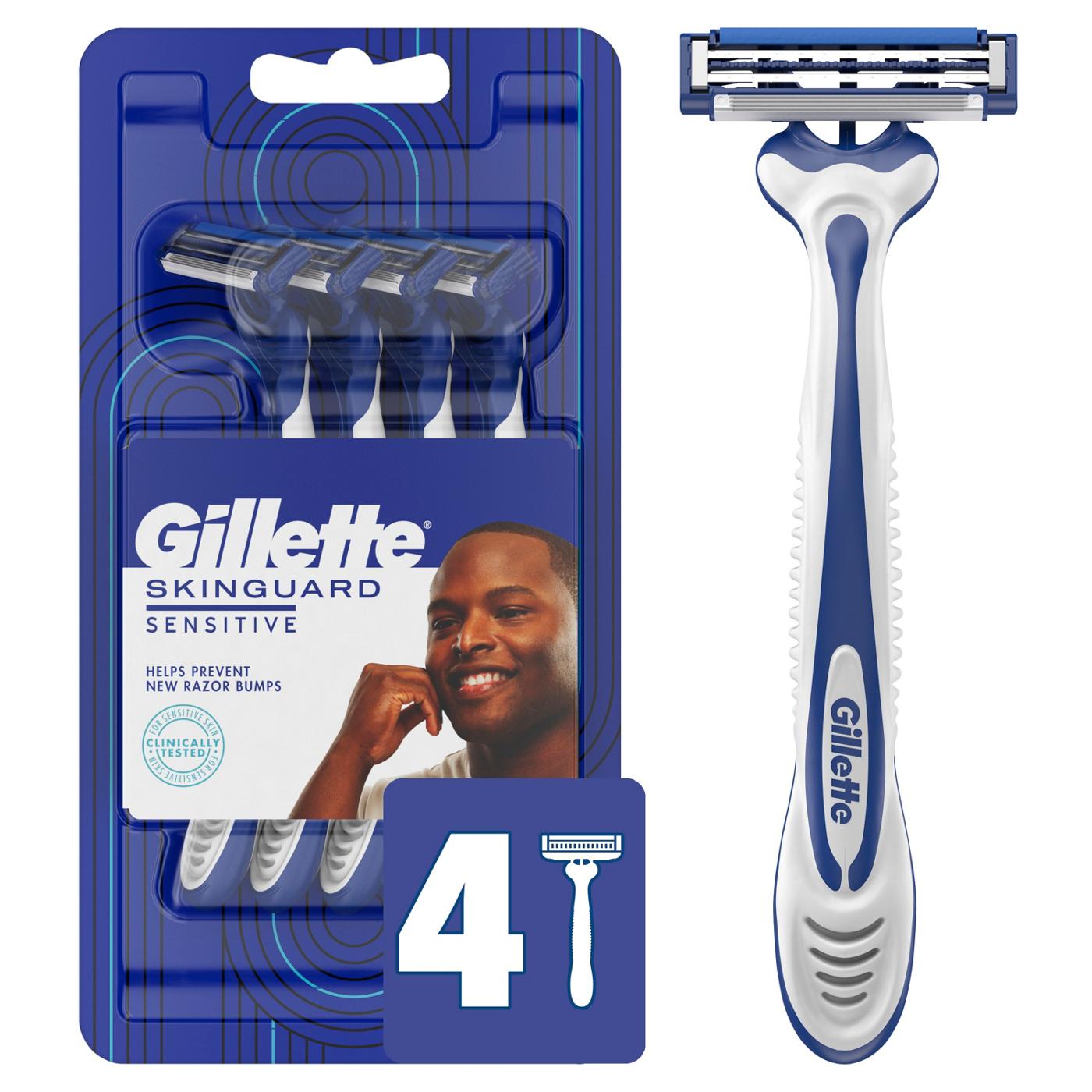 Gillette Skinguard Sensitive Disposable Razors; image 5 of 8