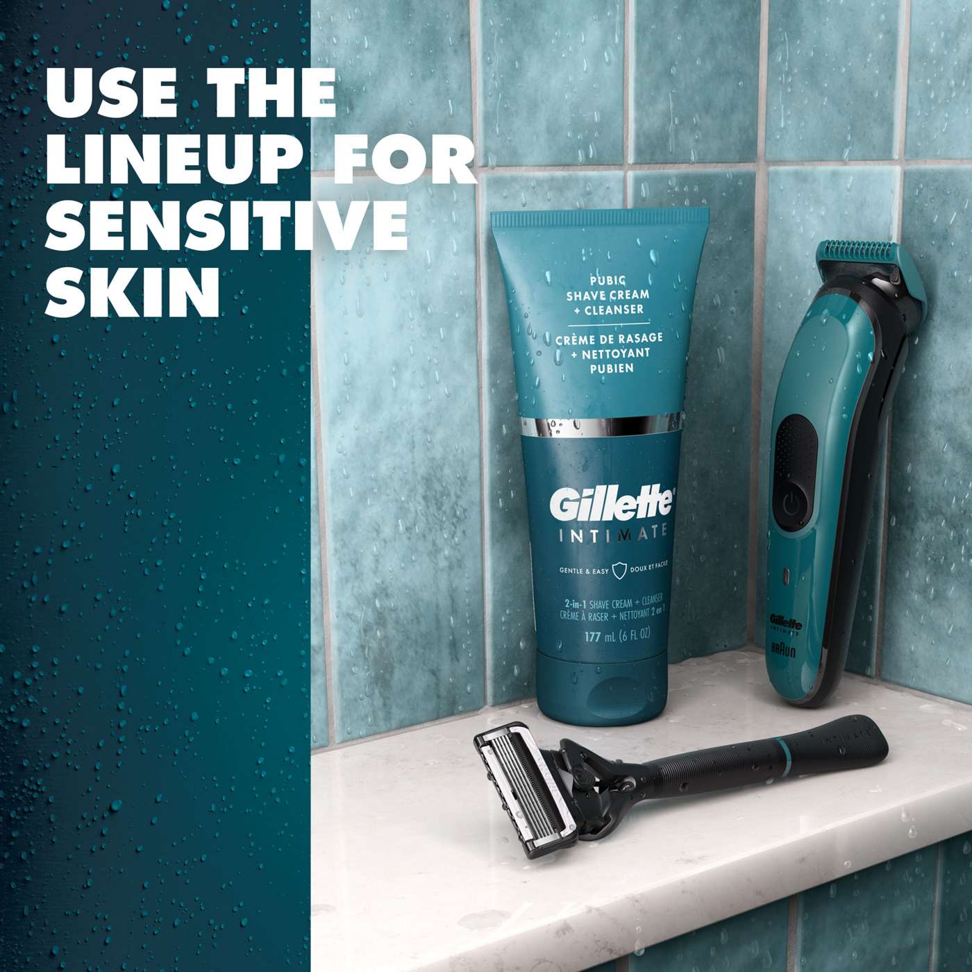 Gillette Intimate Men's Pubic Hair Trimmer i3; image 10 of 10