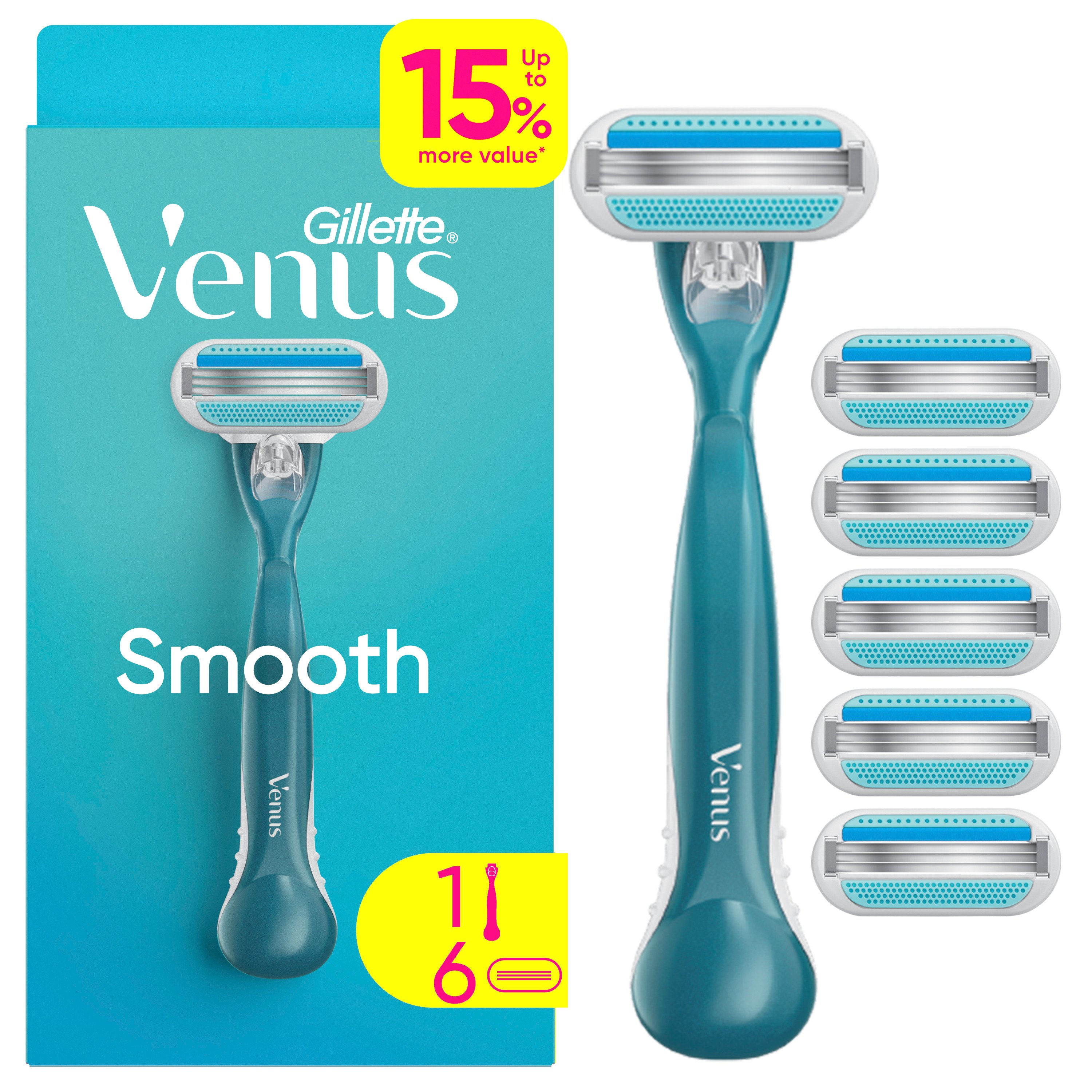 Gillette Venus Smooth Razor Pack - Shop Razors & blades at H-E-B