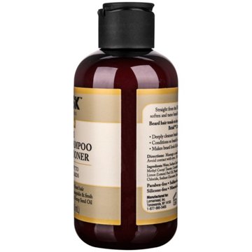 Brisk Grooming 2 In 1 Beard Shampoo + Conditioner - Citrus, 5.1 oz