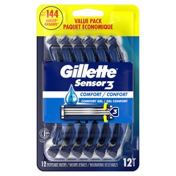 Gillette Sensor3 Comfort Men's Disposable Razors