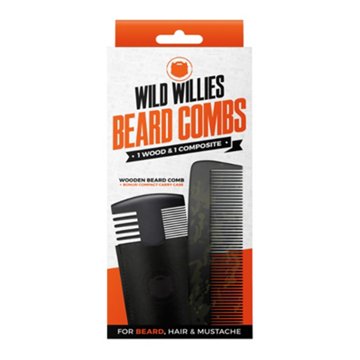 Wild Willies Beard Combs, 2 ct