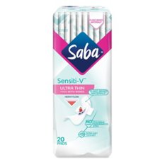 saba Saba® Ultra Invisible™ Extra Heavy Flow Ultra Thin Overnight with