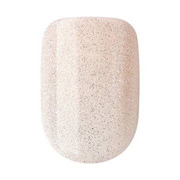 KISS Color FX by imPRESS No Glue Press-On Manicure Nails - Rebel (White Squoval Short Nails), 30 ct
