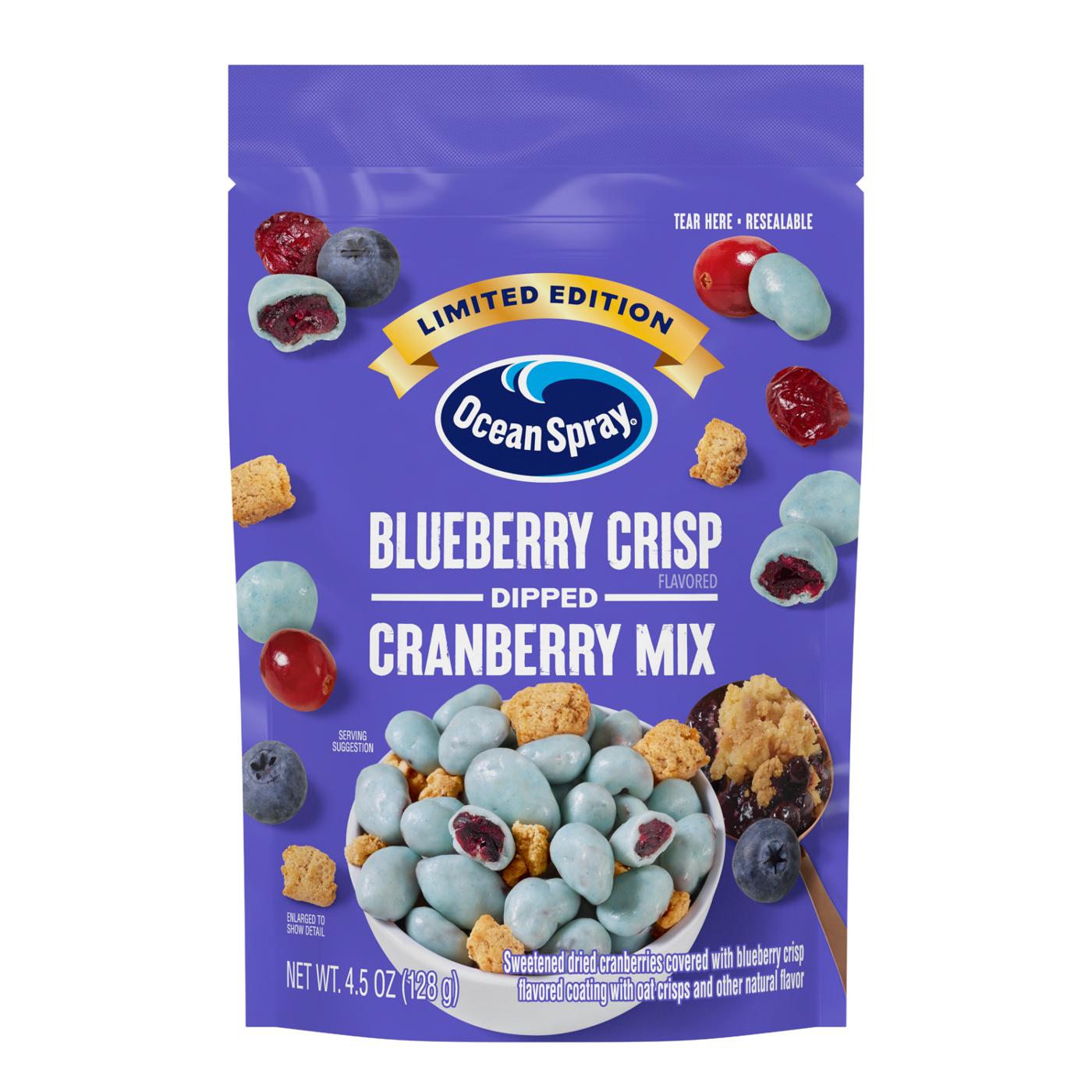 Ocean Spray Blueberry Crisp Dipped Cranberry Mix; image 1 of 4