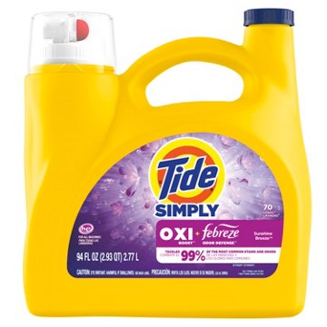 Tide Laundry Detergent with Oxi Boost + Febreze Odor Defense