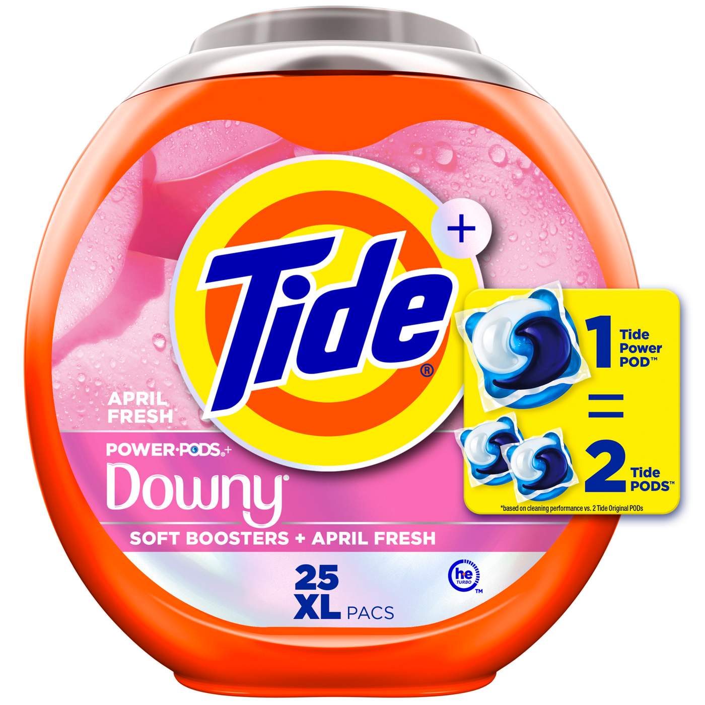 Tide Power PODS Downy April Fresh Laundry Detergent Pacs; image 1 of 3