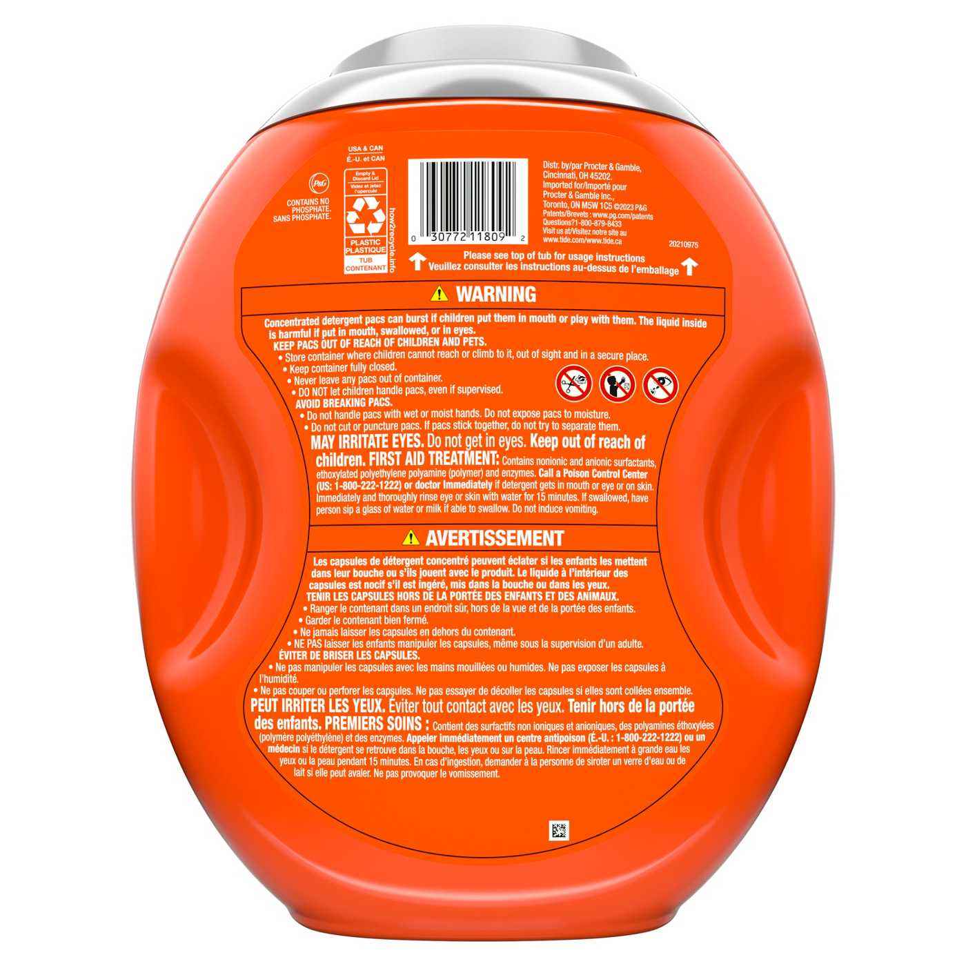 Tide Power Pods + Ultra Oxi White & Bright HE Laundry Detergent; image 7 of 8