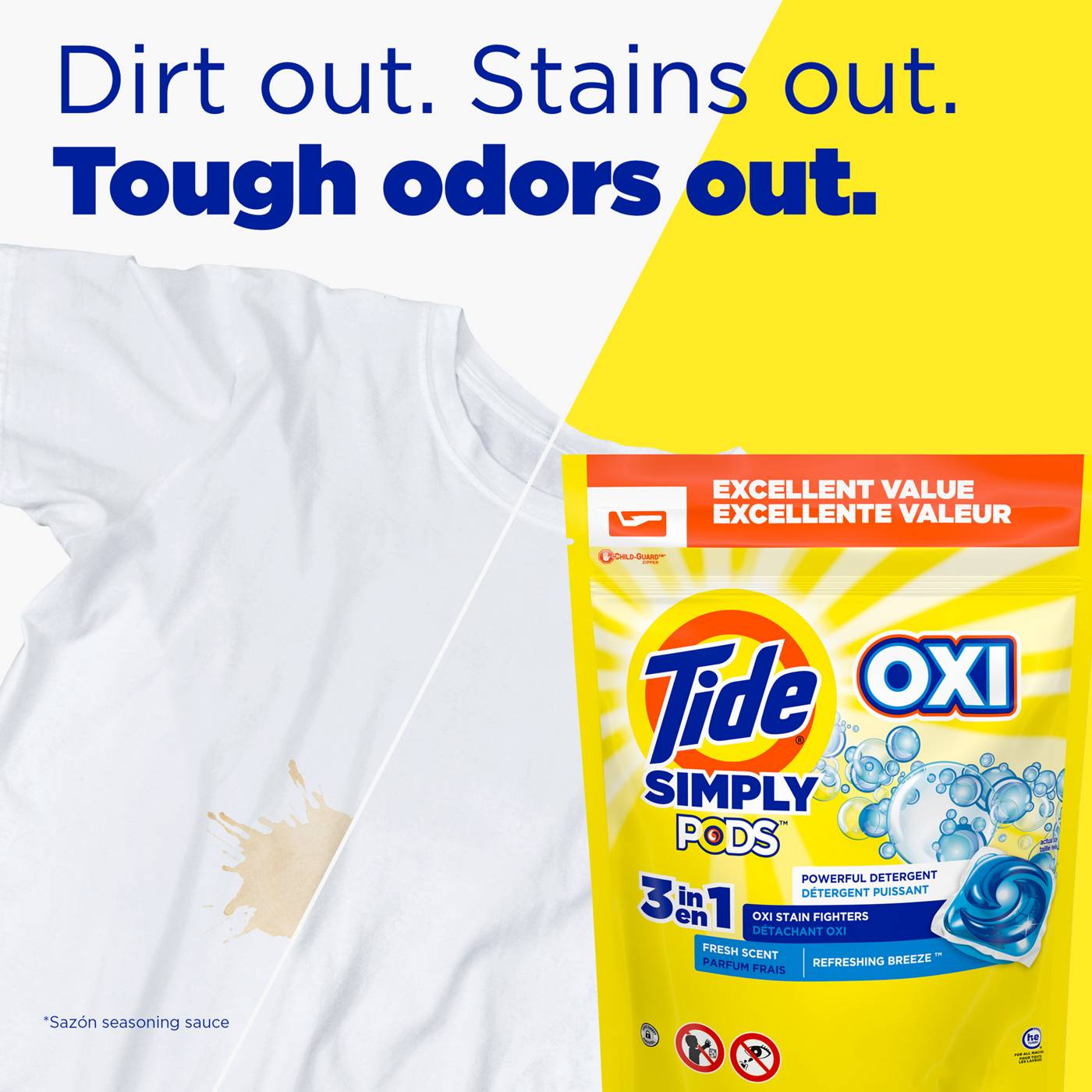 Tide Simply PODS Oxi Boost & Stain Release Laundry Detergent Pacs; image 6 of 10