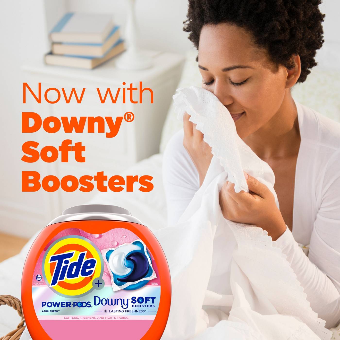 Tide Power PODs + Downy Laundry Detergent Pods - Soft Boosters + April Fresh; image 7 of 8