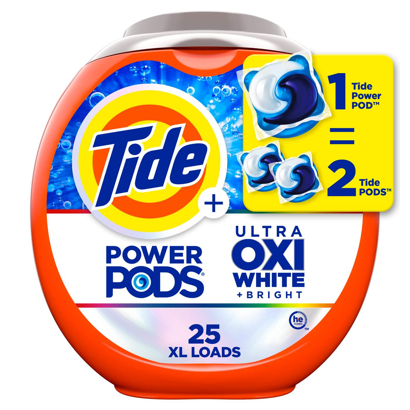 Tide Power PODS Ultra Oxi White & Bright Laundry Detergent Pacs; image 1 of 9