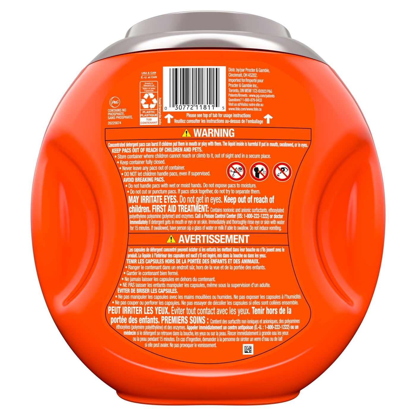 Tide Power PODS Ultra Oxi White & Bright Laundry Detergent Pacs; image 2 of 9