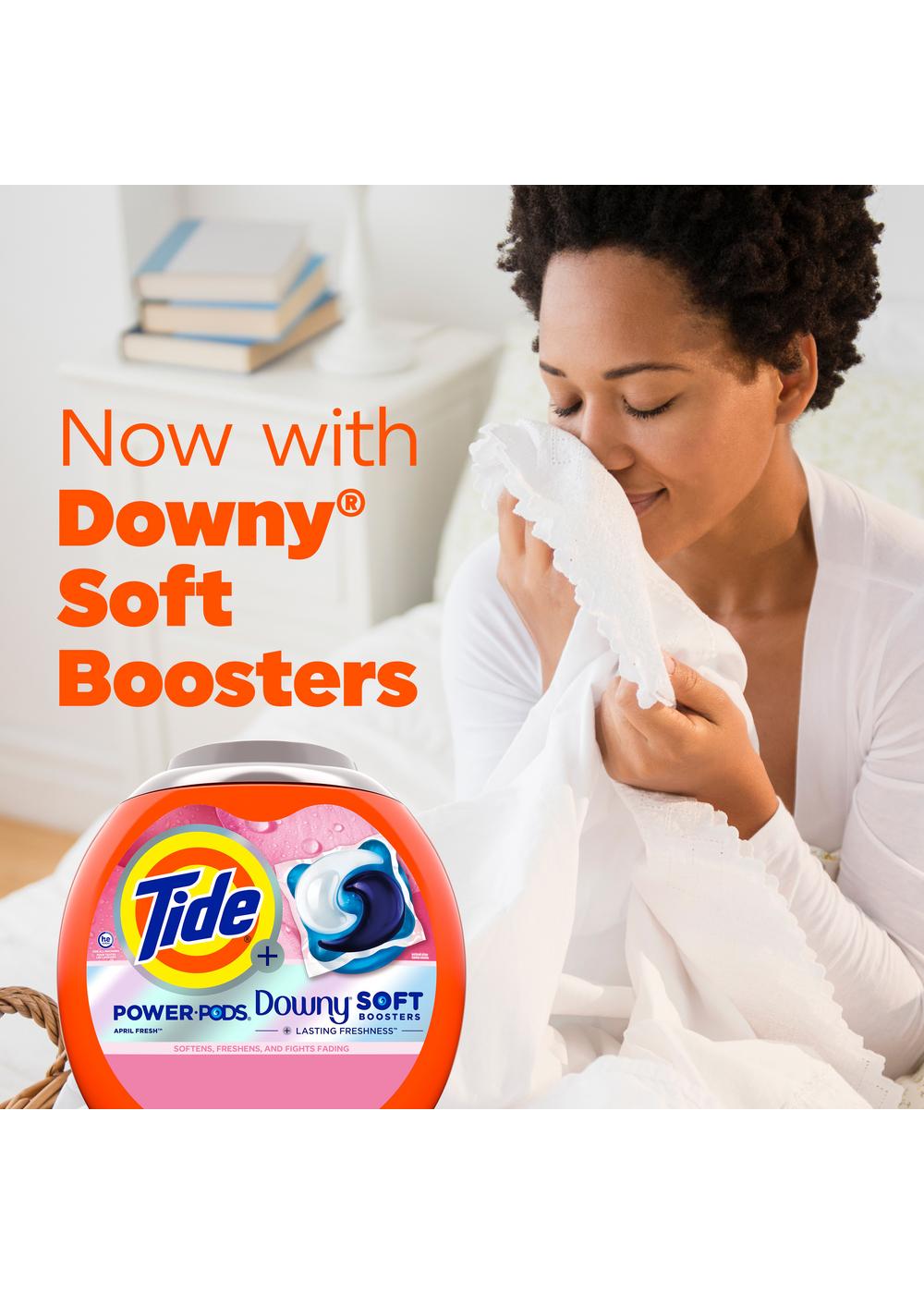 Tide Power Pods + Downy Soft Boosters HE Laundry Detergent - April Fresh; image 2 of 7