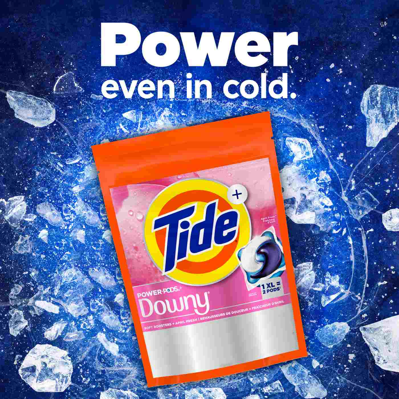 Tide Power PODs + Downy Laundry Detergent Pods - Soft Boosters + April Fresh; image 4 of 8