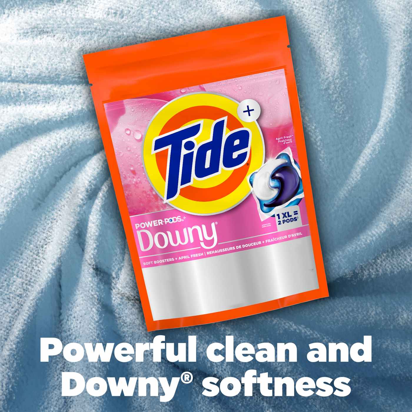 Tide Power PODs + Downy Laundry Detergent Pods - Soft Boosters + April Fresh; image 7 of 8