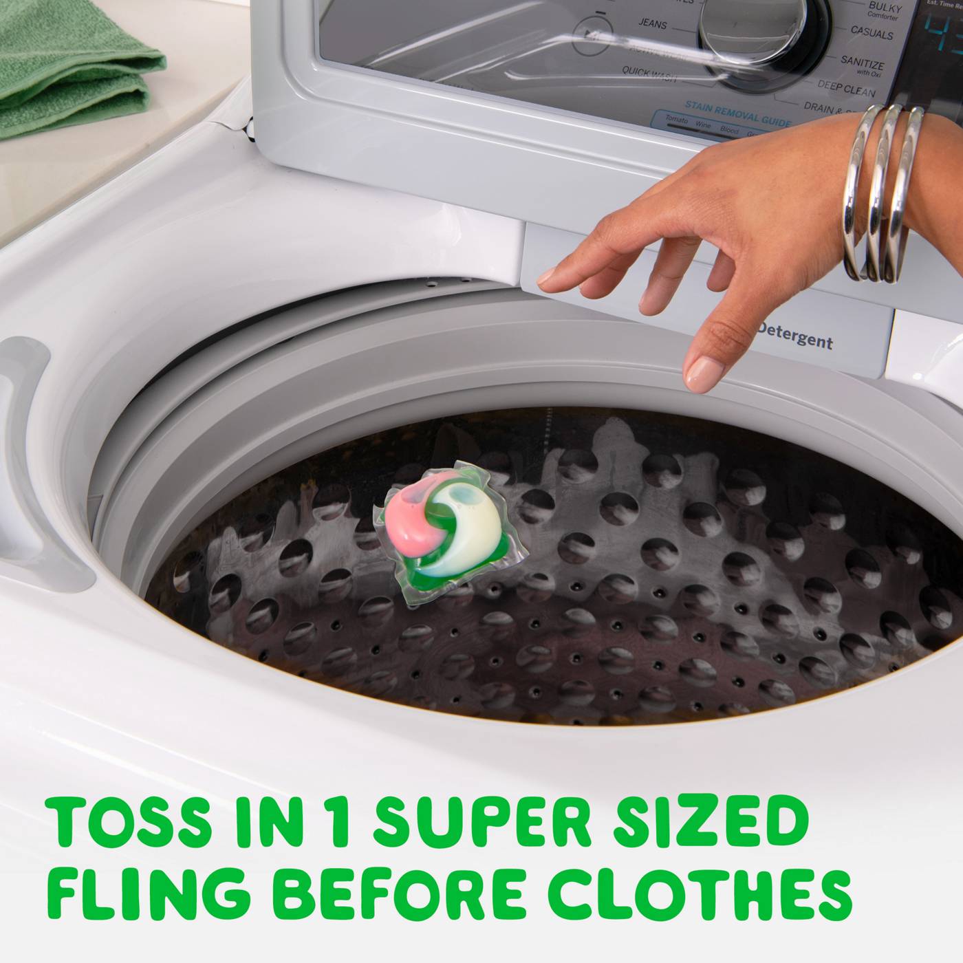 Gain Super Sized Flings! Happy Hibiscus Hula Laundry Detergent Pacs; image 3 of 9