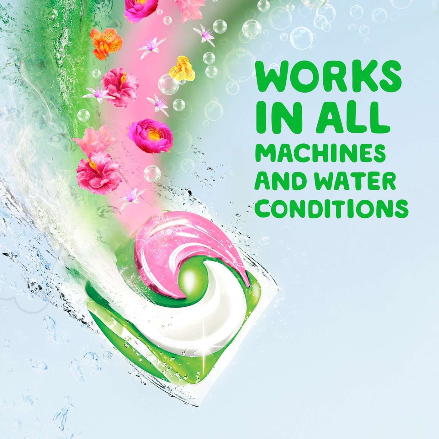 Gain Super Sized Flings! Happy Hibiscus Hula Laundry Detergent Pacs; image 7 of 10