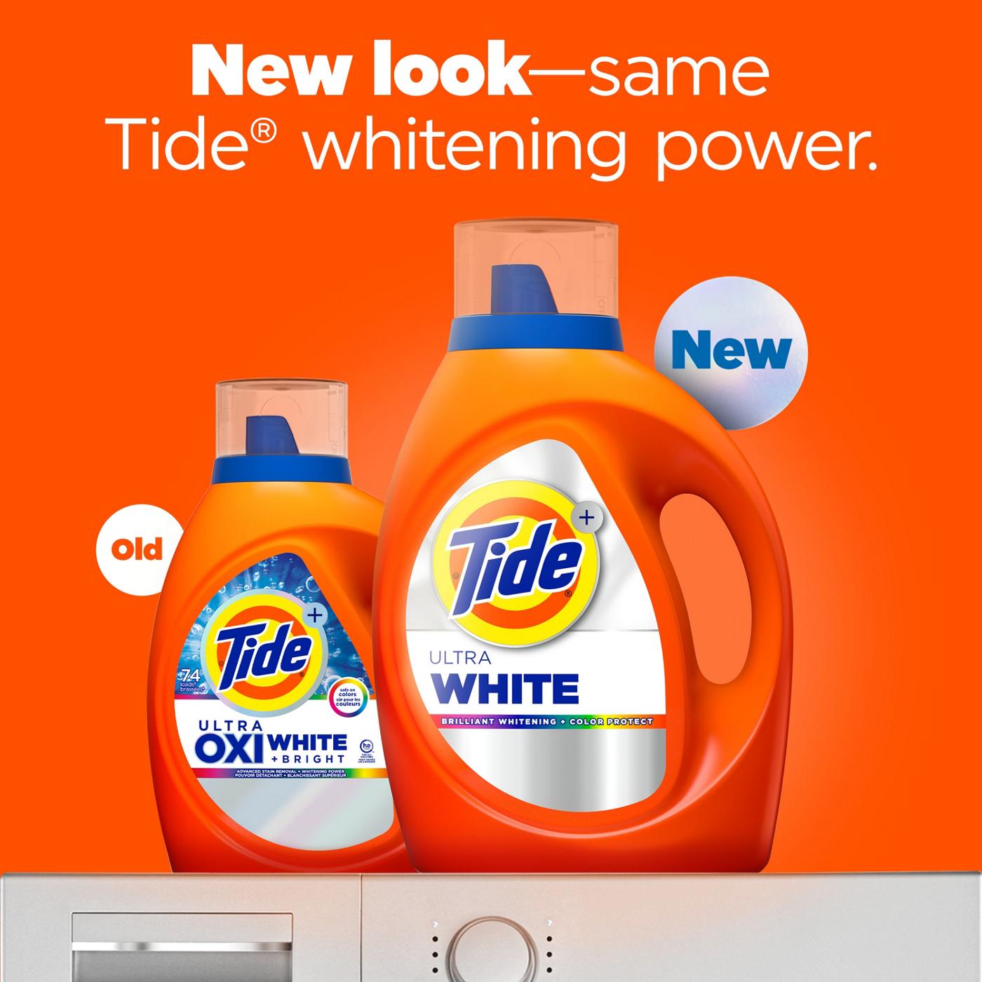 Tide Ultra White Liquid Laundry Detergent, 83 Loads; image 8 of 16