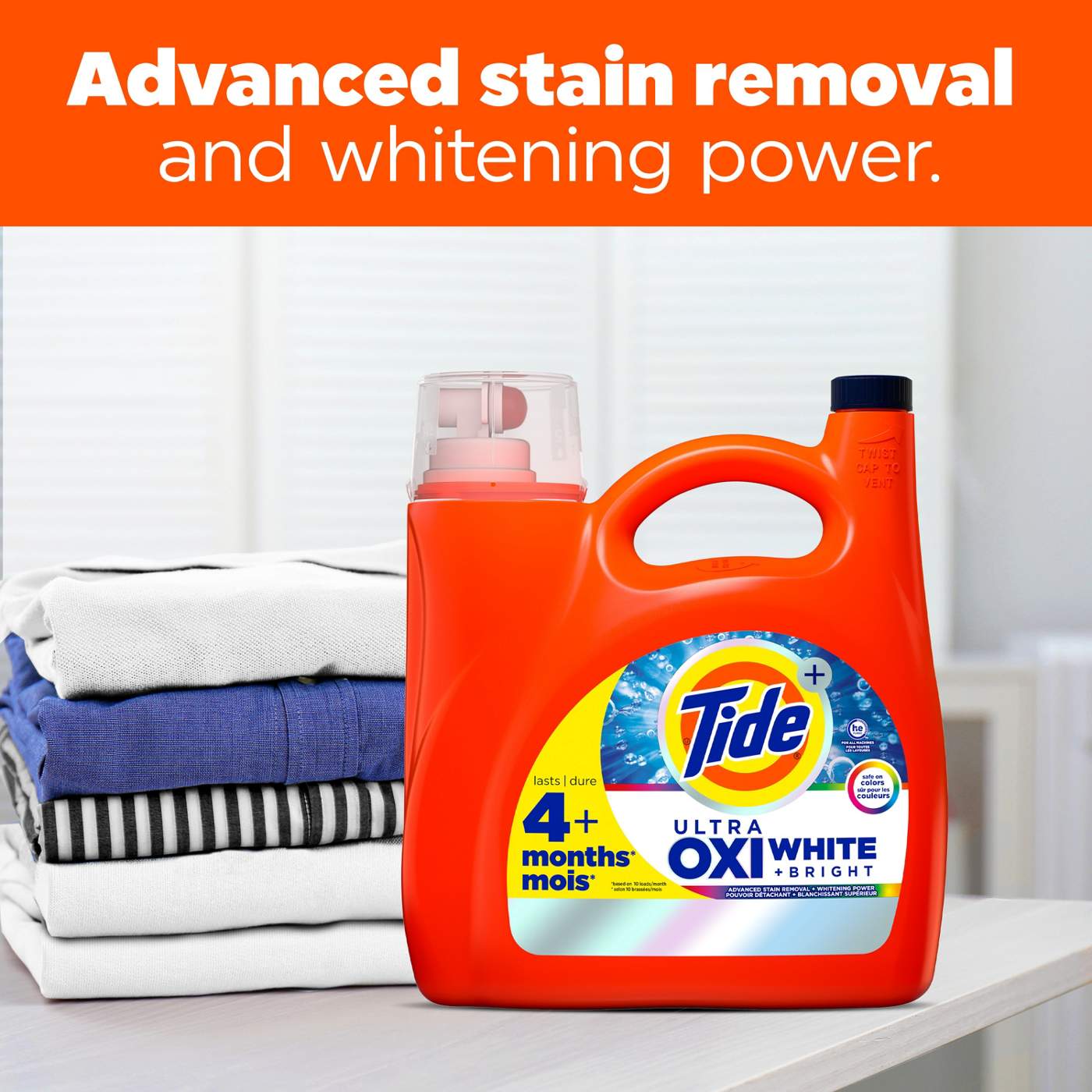 Tide Ultra White Liquid Laundry Detergent, 83 Loads; image 15 of 16