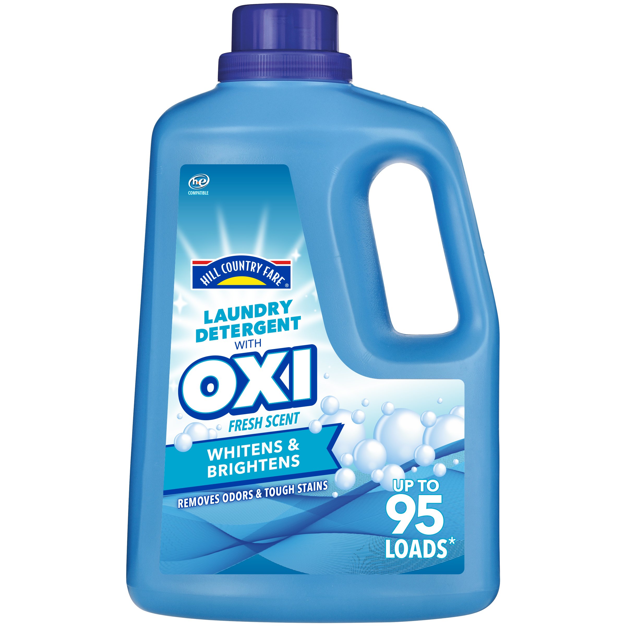 Hill Country Fare OXI HE Liquid Laundry Detergent, 95 Loads
