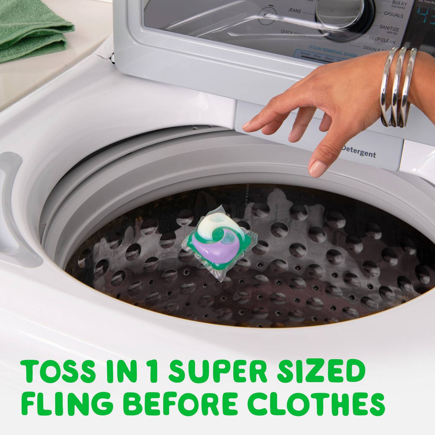 Gain Super Sized Flings! Relax HE Laundry Detergent Pacs - Dewdrop Dream; image 3 of 6