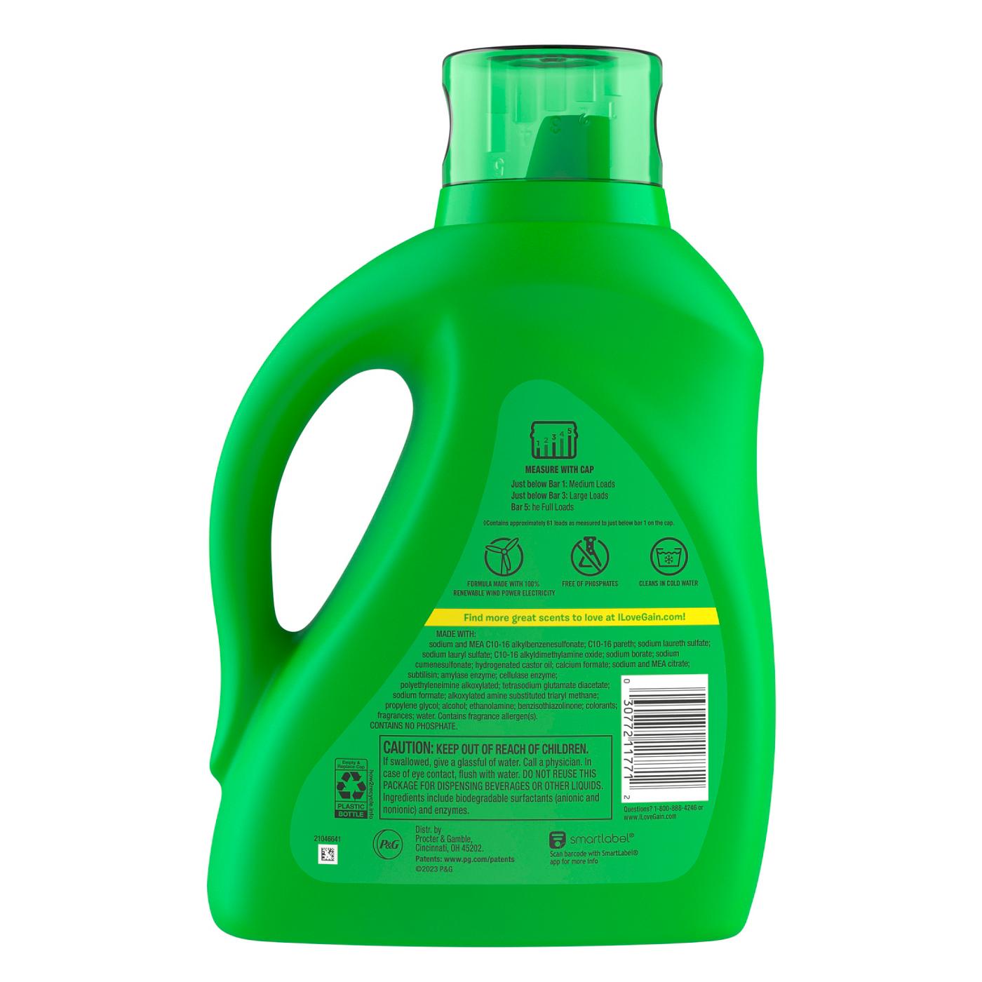 Gain Relax HE Liquid Laundry Detergent, 61 Loads - Dewdrop Dream; image 2 of 8