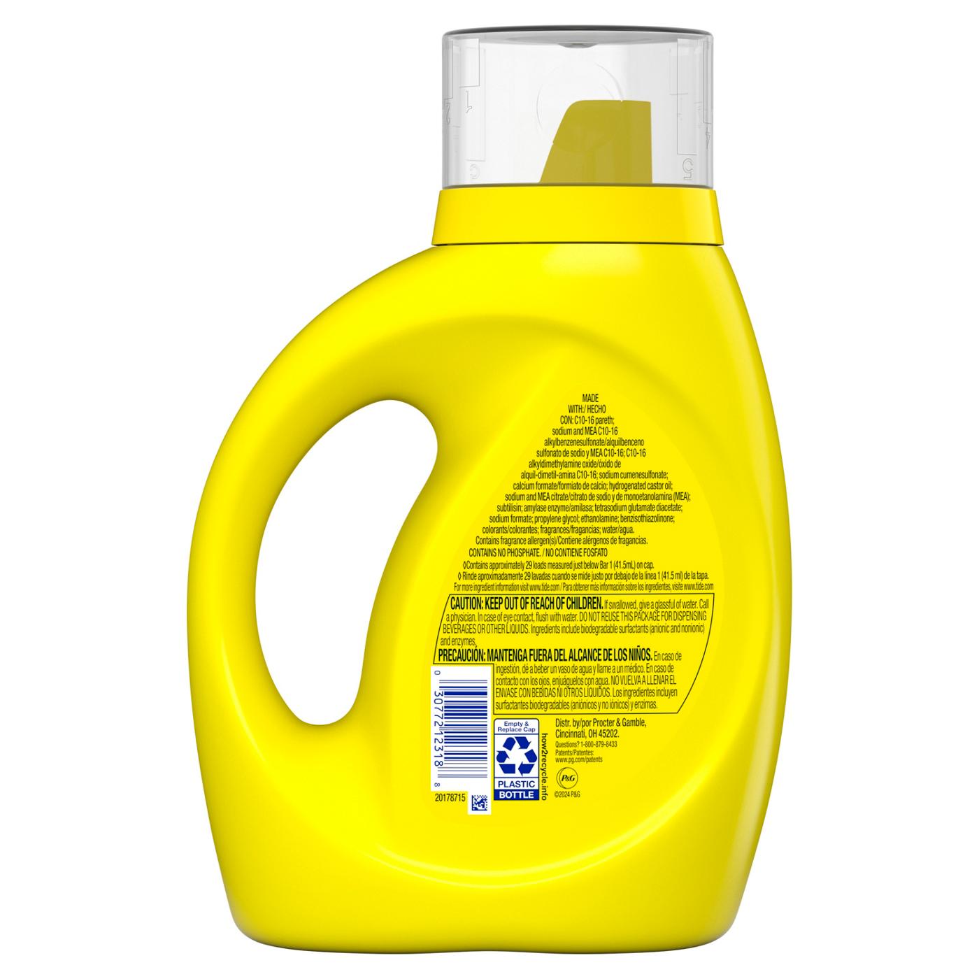 Tide Simply Oxi Boost Febreze Odor Defense HE Liquid Laundry Detergent, 22 Loads - Sunny Breeze; image 8 of 8