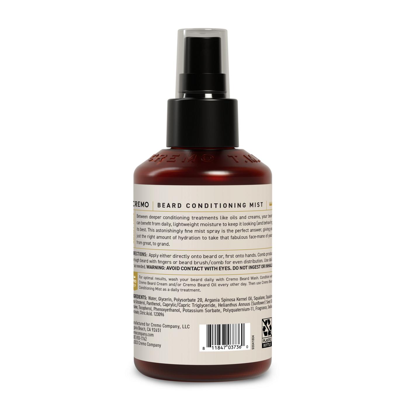 Cremo Beard Conditioning Mist Leave-In Daily Moisturizer; image 3 of 4