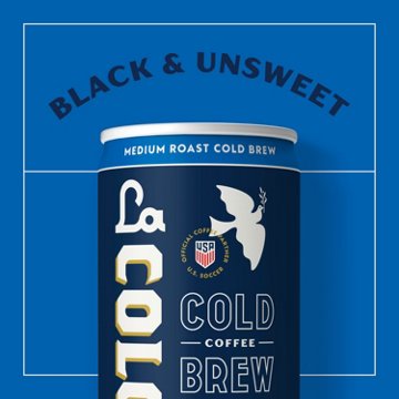 La Colombe Black Unsweetened Medium Roast Cold Brew