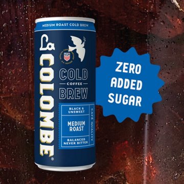 La Colombe Black Unsweetened Medium Roast Cold Brew