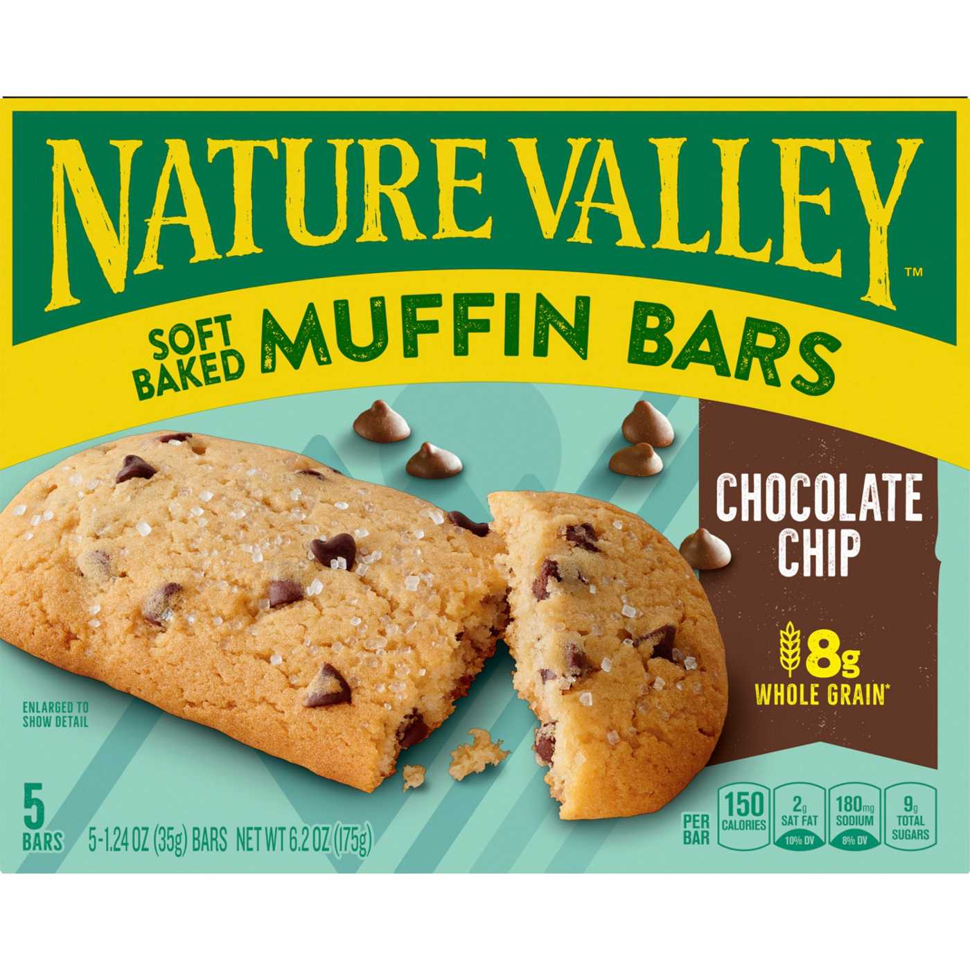 Nature Valley Soft Baked Muffin Bars Chocolate Chip; image 1 of 3