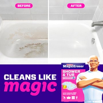 Mr. Clean Magic Eraser Shower & Tub Foaming Sponge with Dawn - Lavender Scent