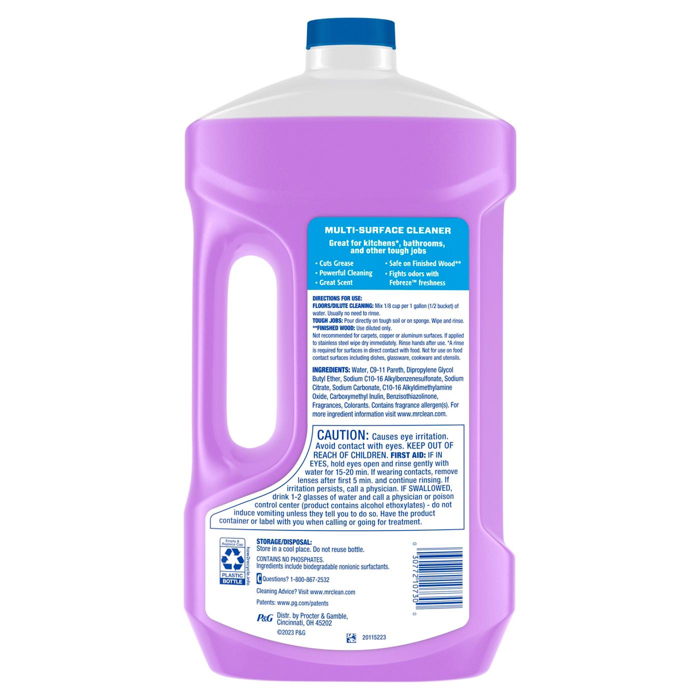 Mr. Clean All Purpose Cleaner - Lavender; image 4 of 9