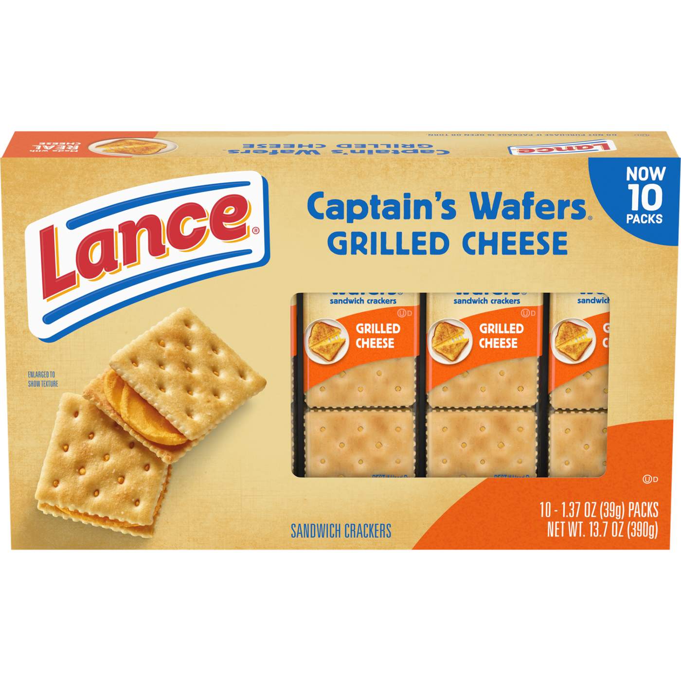 Lance Sandwich Crackers Captain's Wafers Grilled Cheese; image 1 of 2