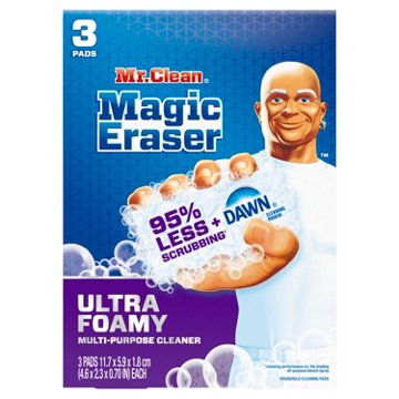 Mr. Clean Magic Eraser Ultra Foamy Multi-Purpose Cleaner Pads - Dawn, 3 ct