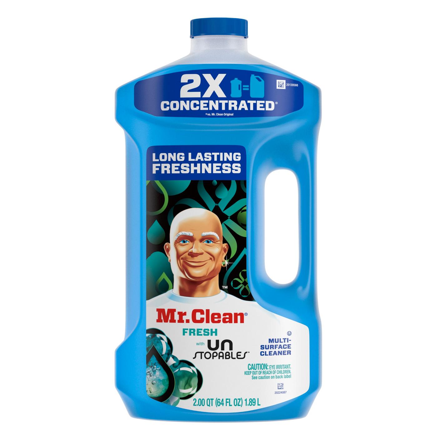 Mr. Clean 2X Concentrated Multi Surface Cleaner with Unstopables All Purpose Cleaner - Fresh Scent; image 3 of 8