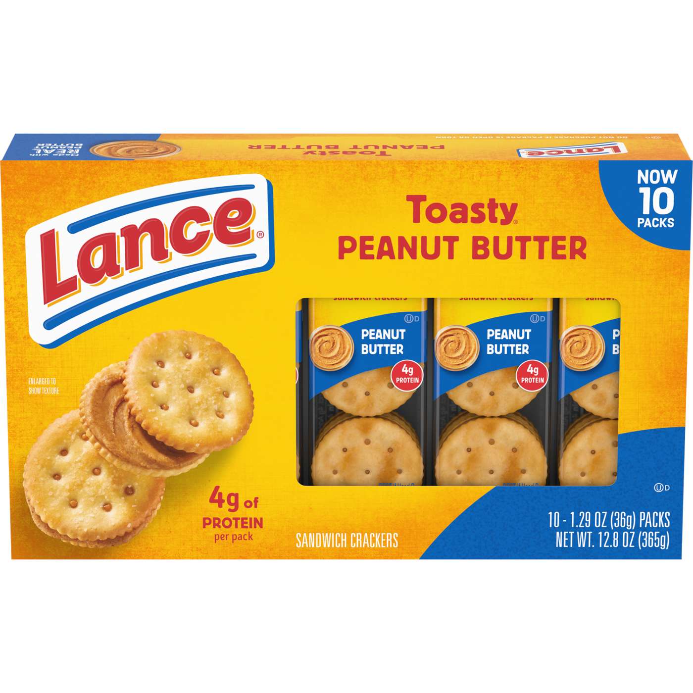 Lance Sandwich Crackers Toasty Peanut Butter; image 1 of 2