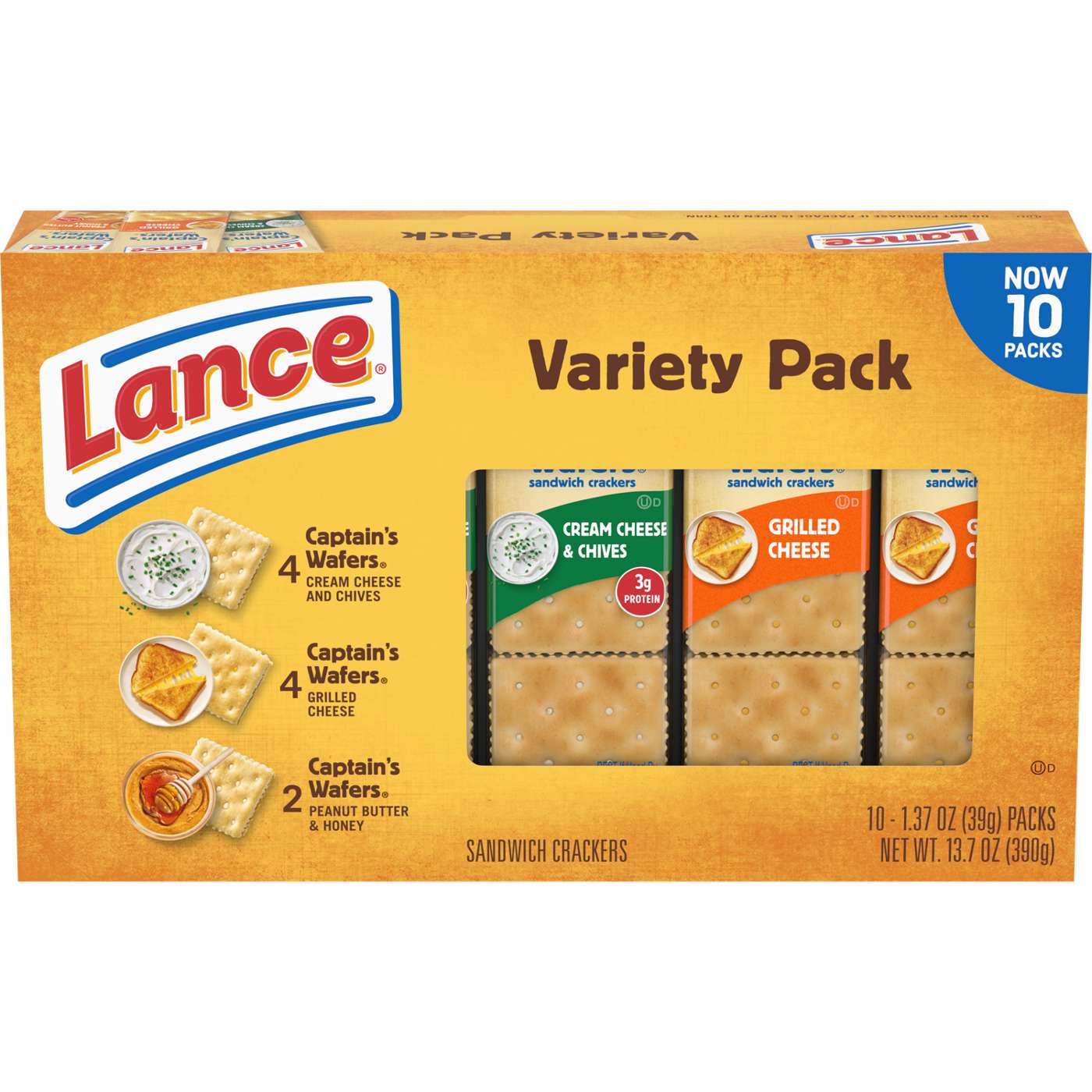 Lance Sandwich Crackers Variety Pack Captain's Wafers; image 1 of 2