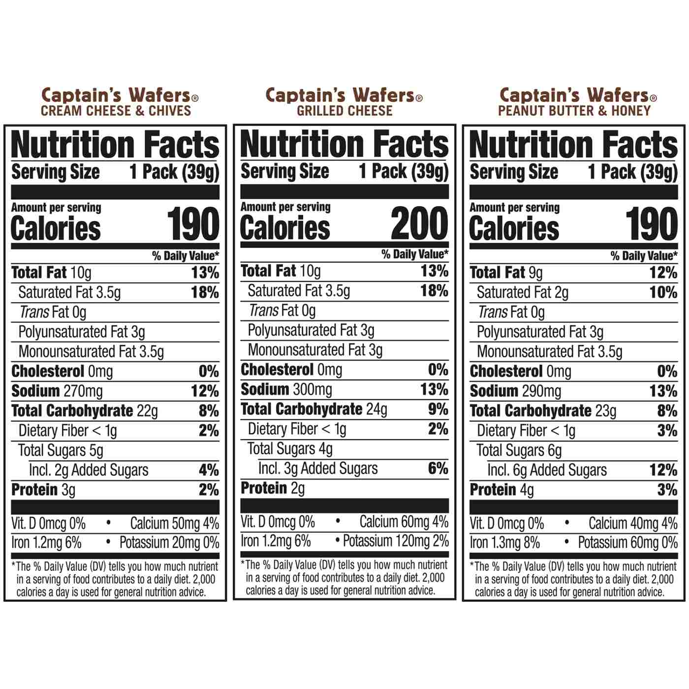 Lance Sandwich Crackers Variety Pack Captain's Wafers; image 2 of 2