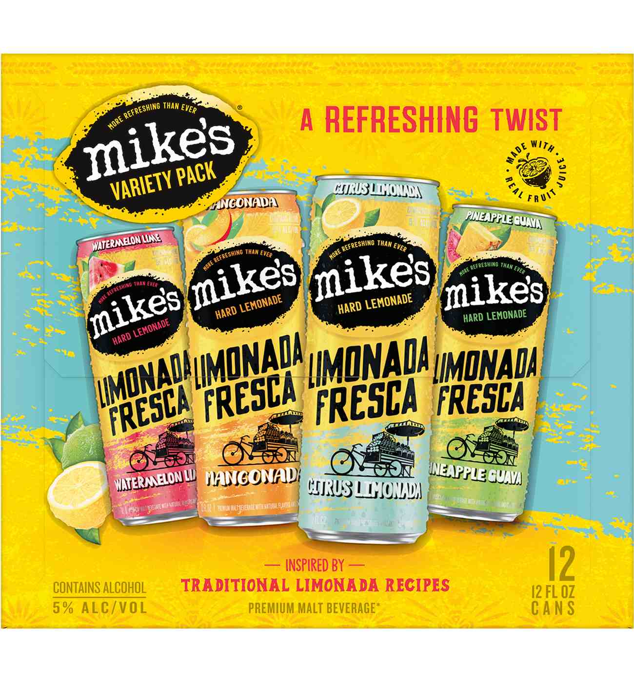 Mike's Limonada Fresca Variety Pack 12 pk Cans; image 2 of 5