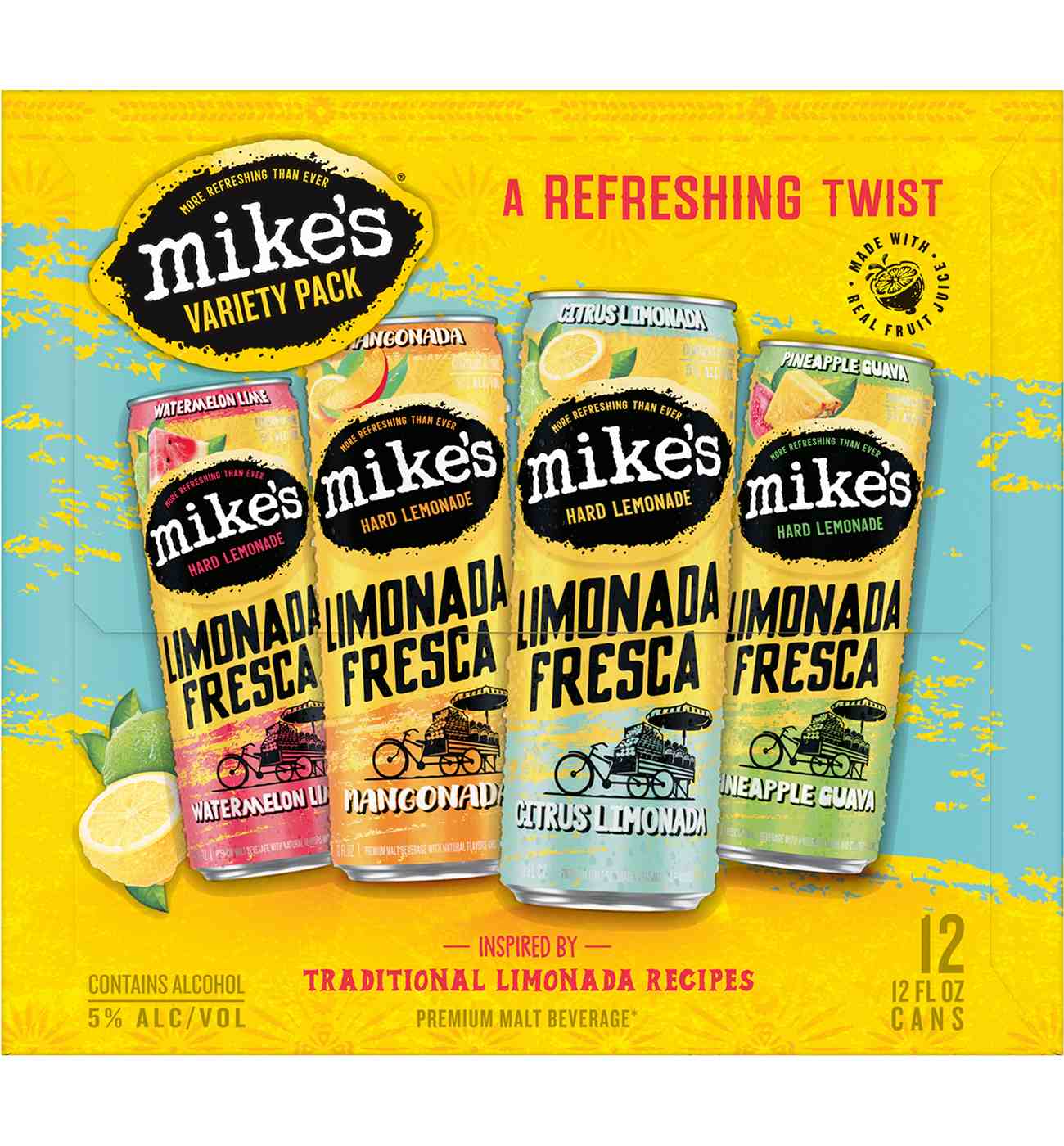 Mike's Limonada Fresca Variety Pack 12 pk Cans; image 3 of 5