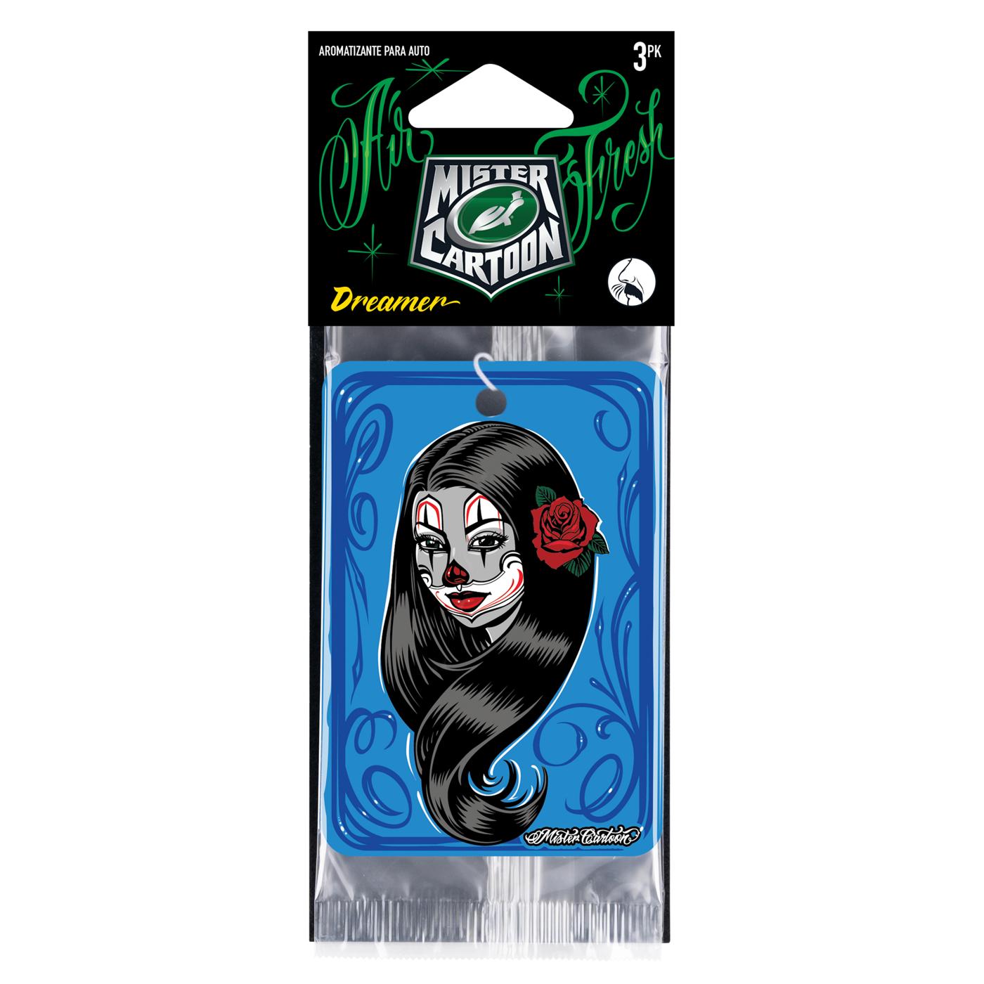 Turtle Wax Mister Cartoon Paper Air Fresheners - Dreamer; image 1 of 2