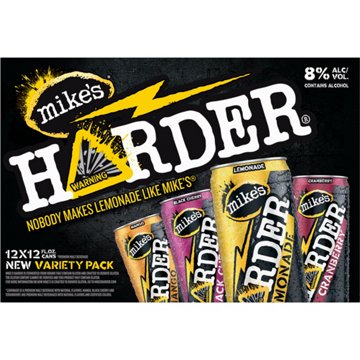 Mike's Harder Lemonade Variety 12 pk Cans, 12 oz