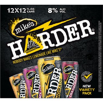 Mike's Harder Lemonade Variety 12 pk Cans, 12 oz