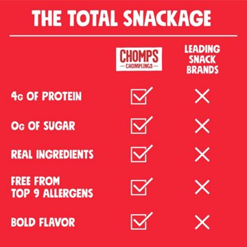 Chomps Chomplings 4g Protein Mini Original Beef Jerky Meat Sticks, 6 ct