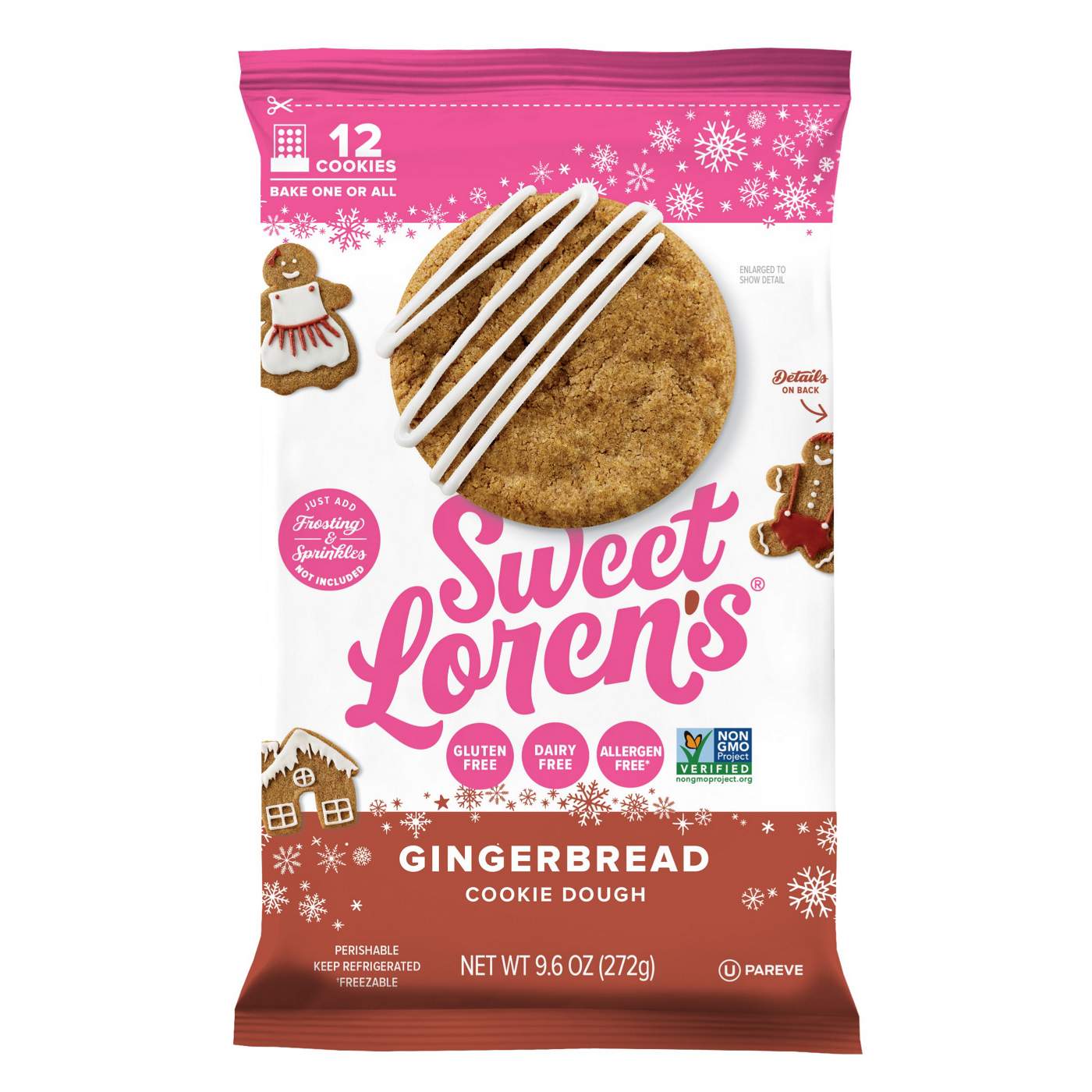 Sweet Loren's Gluten Free & Vegan Gingerbread Cookie Dough; image 1 of 2